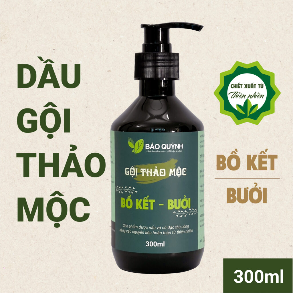 Dầu gội thảo mộc Bồ kết Bưởi 300ml