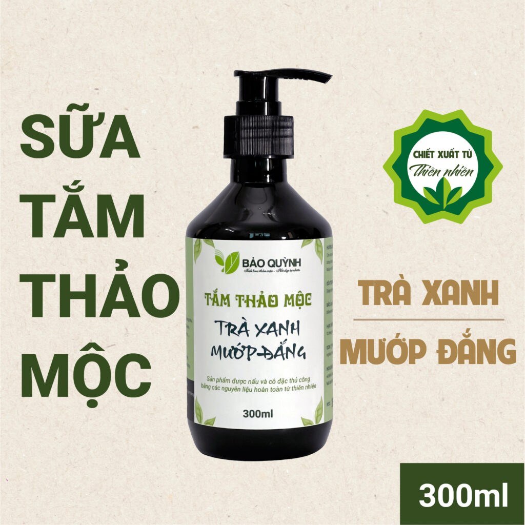 Sữa tắm thảo mộc Trà xanh Mướp đắng 300ml