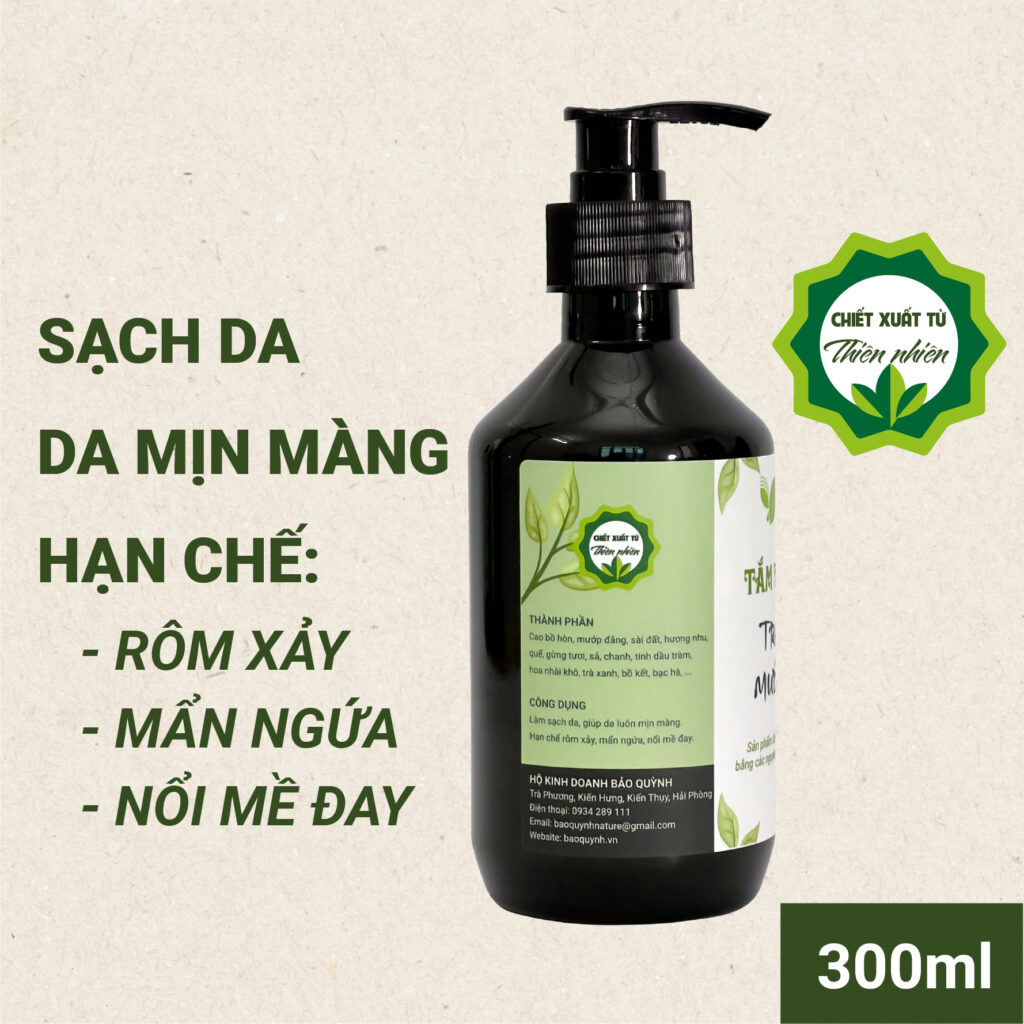 Sữa tắm thảo mộc Trà xanh Mướp đắng 300ml