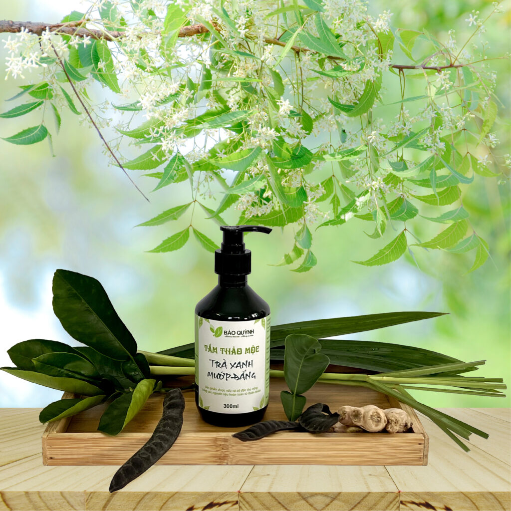 Sữa tắm thảo mộc Trà xanh Mướp đắng 300ml