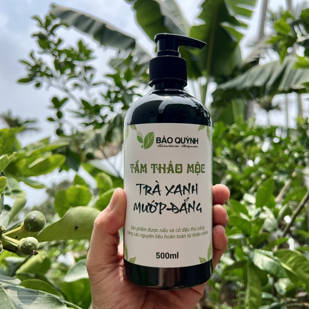 Sữa tắm thảo mộc Trà xanh Mướp đắng 500ml